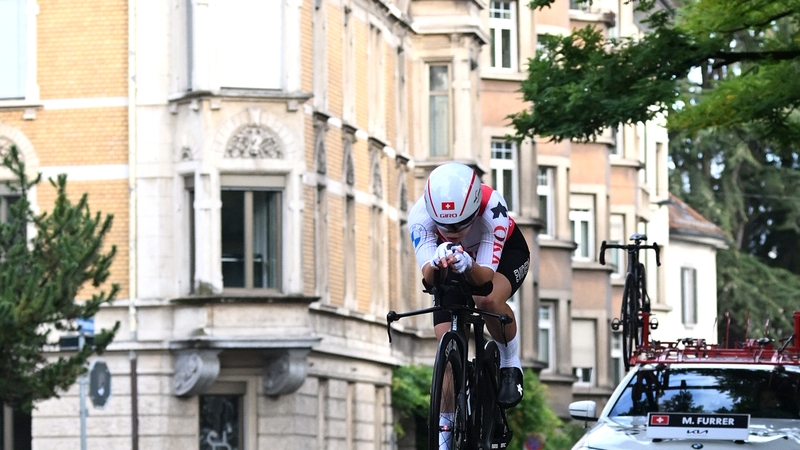 Muriel Furrer pictured during Tuesday's Women's Junior Individual Time Trial in Zurich