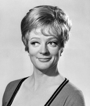 Maggie Smith pictured in 1966