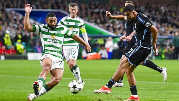Carter-Vickers in action against Slovan Bratislava in Celtic's Champions League opener