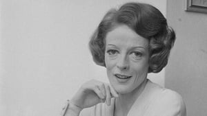 Maggie Smith getting ready backstage, 1973