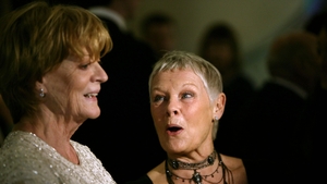 Maggie Smith and Judi Dench at the Ladies In Lavender screening at the Odeon Leicester Square, London, on November 8, 2004