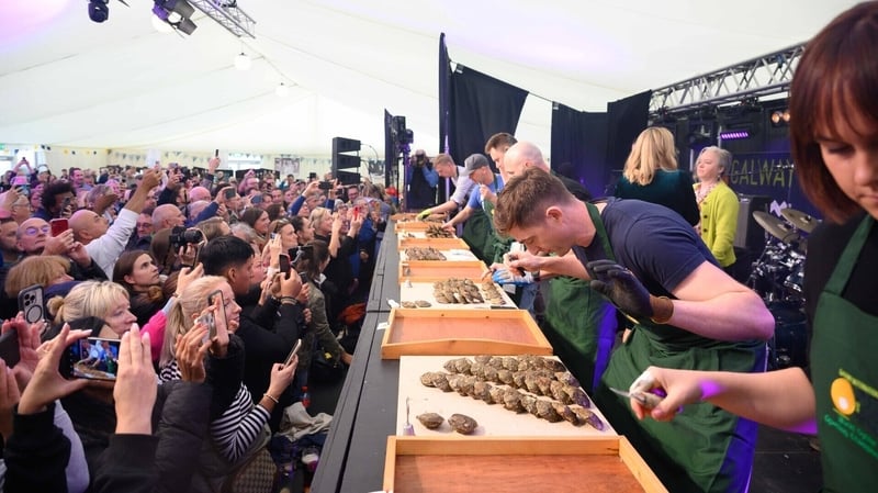 The Galway International Oyster Festival has grown since first launched in 1954 (file photo)