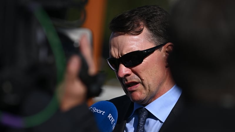 Winning trainer Aidan O'Brien