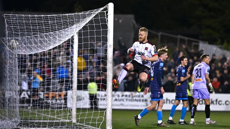 Dundalk's Daryl Horgan reacts after a missed chance