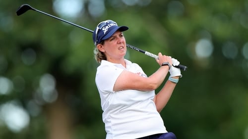 Ashleigh Buhai on the 18th hole