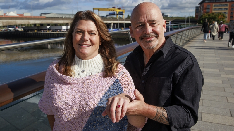 Gian Perroni, from Vancouver in Canada, and Angie Harsanyi, from Colorado in the US