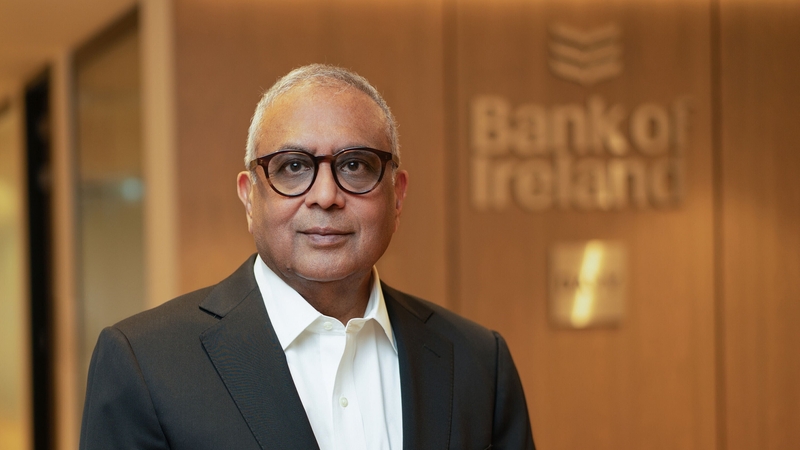 Akshaya Bhargava, the new Bank of Ireland chairman and governor