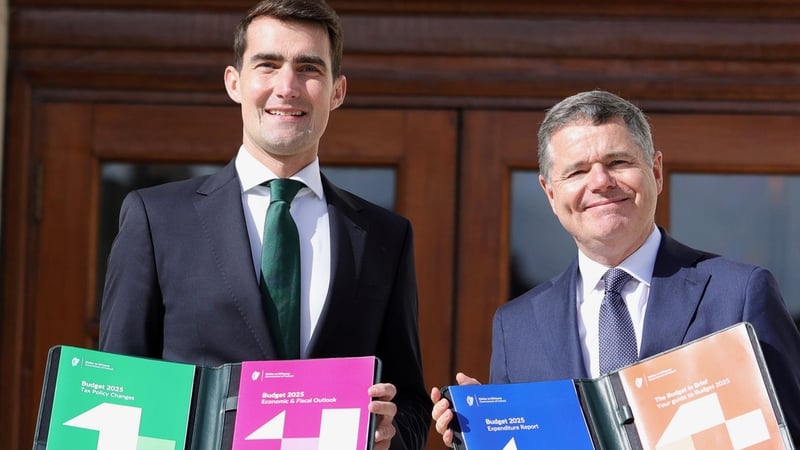 Ministers Jack Chambers and Paschal Donohoe delivered Budget 2025