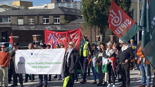 The rally was organised by the Cork Council of Trade Unions