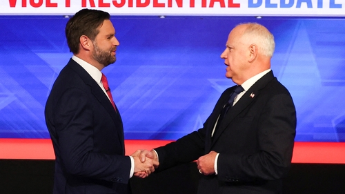 The two candidates mostly stuck to their designated roles, of being the surrogates for Trump and Harris
