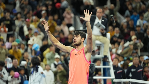 Carlos Alcaraz triumphed but praised Jannik Sinner as the best player in the world