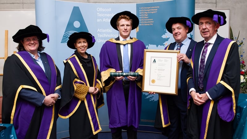 Mr Kennedy's award marks one of two honorary doctorates being conferred by ATU this year