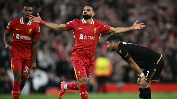 Mo Salah sealed the points with a curling second-half effort