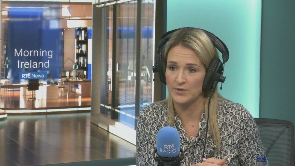 Justice Minister Helen McEntee, live in Studio