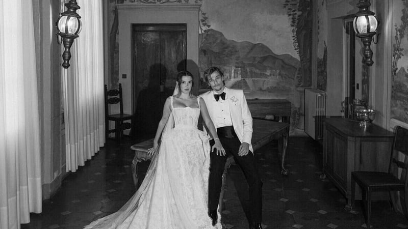 Millie Bobby Brown and her husband Jake Bongiovi / Image: @milliebobbybrown on Instagram