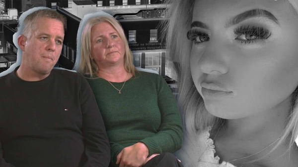 James and Carol Johnston's daughter Aoife died at University Hospital Limerick in December 2022