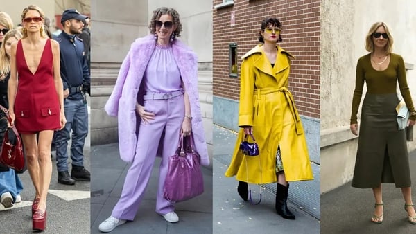 Here are the trending colours to don this autumn, according to experts (Alamy/PA)