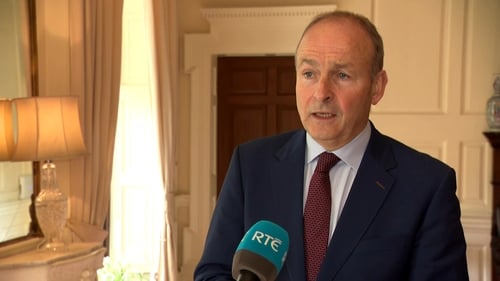 Micheál Martin said that there have been no discussions about finishing the Government's mandate early