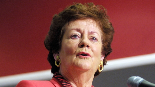 Mary O'Rourke during the Fianna Fáil Ard Fheis in Dublin in 2002 (Pic: RollingNews.ie)