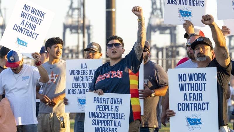 The International Longshoremen's Association had launched the strike by 45,000 port workers, its first major work stoppage since 1977 after talks for a new six-year contract broke down.