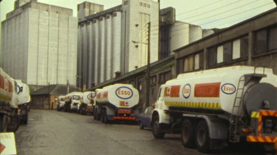 Esso petrol depot in Cork, 1984.