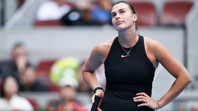 Aryna Sabalenka had been in stellar form this year