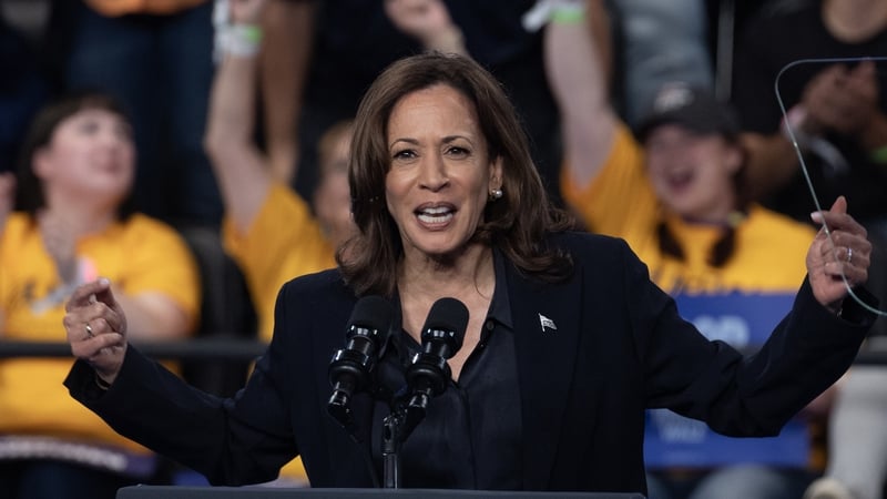 Kamala Harris was in the swing state of Wisconsin yesterday - her sixth visit to the state