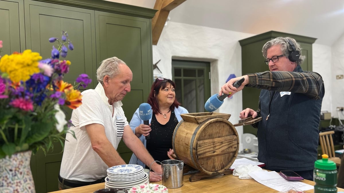 Launching the Just Rambling Project live from Leitrim