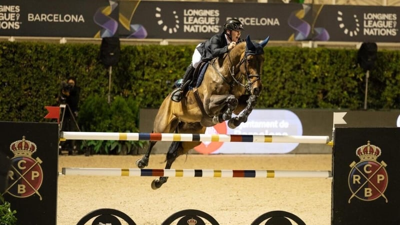 Mikey Pender en route to victory in Barcelona