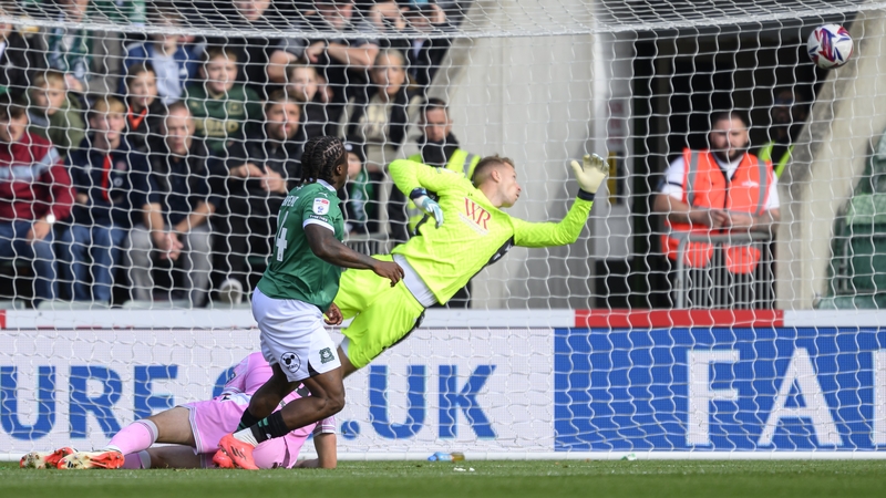Michael Obafemi scores for Plymouth