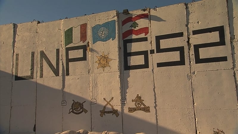 Last week Israeli soldiers took up positions close to an outpost UNP 6-52 - which is manned by 30 Irish troops