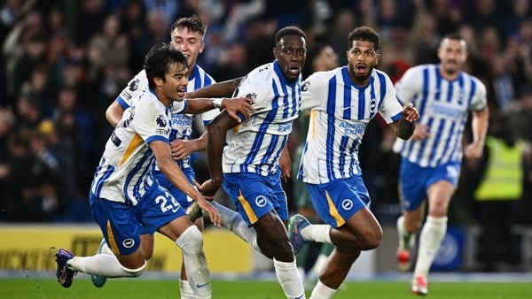 Danny Welbeck helped Brighton take all three points