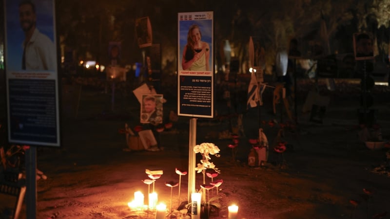 A memorial at the site of the Nova music festival, where 364 people were killed by Hamas