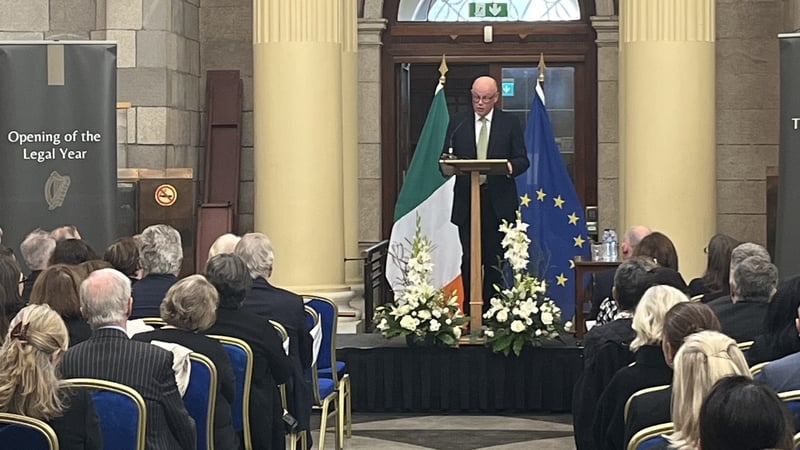 The Chief Justice was speaking at a ceremony to mark the opening of the new legal year