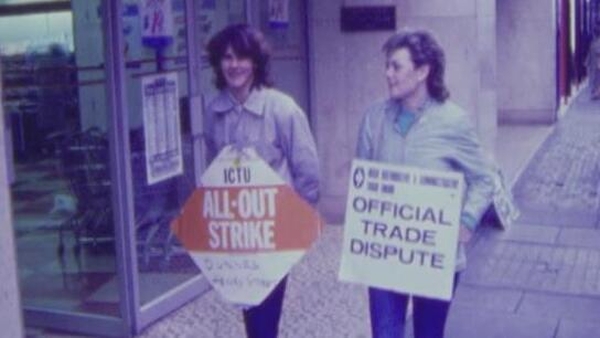 Dunnes Stores workers strike against Apartheid, 1984