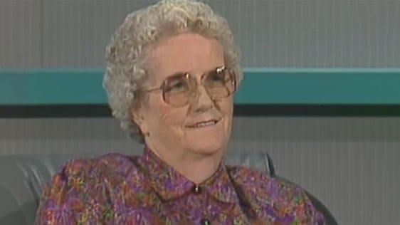 Julia O'Donnell, mother of singer Daniel O'Donnell, 1989.