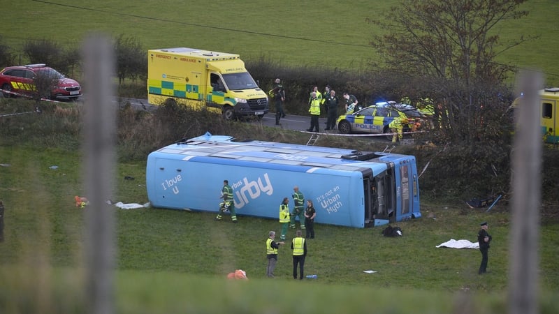 The bus was carrying 43 schoolchildren and one driver at the time of the crash