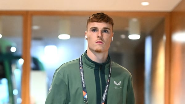 Jake O'Brien won't be linking up with Ireland this week