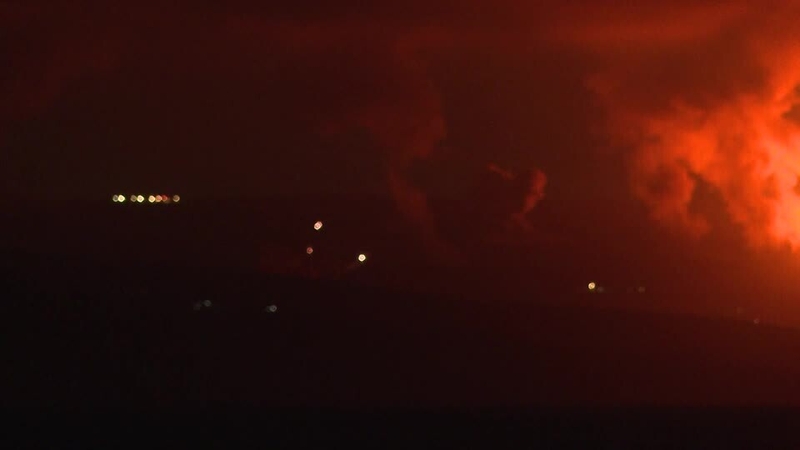 Explosions ignite night sky over southern Lebanon's Tyre in Israeli attacks
