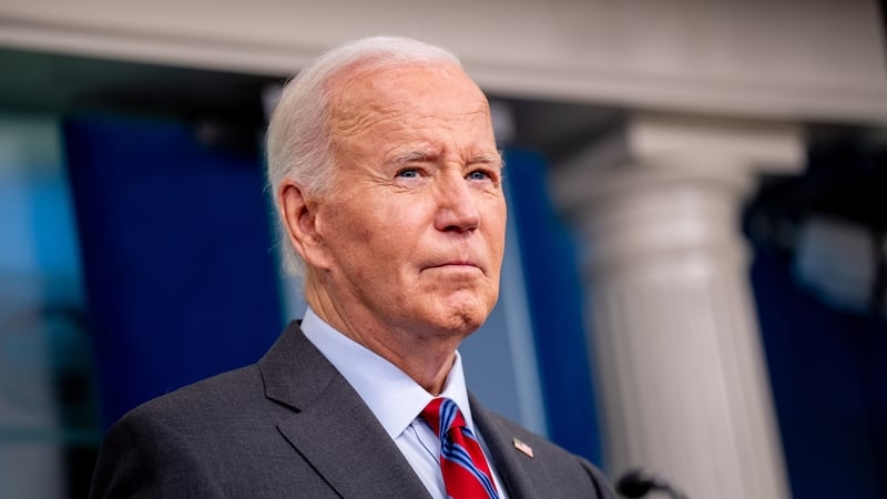 US President Joe Biden was due to host a reception in the Rose Garden at the White House