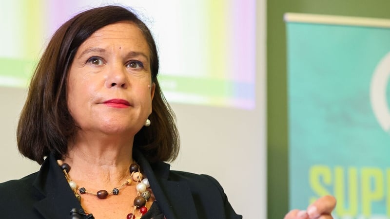 'What the Government is proposing does not have the confidence of many bereaved families', Mary Lou McDonald said (file image)
