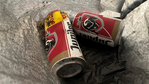 The artwork by Alexandre Lavet was found in a bin at the museum (Images courtesy of LAM)