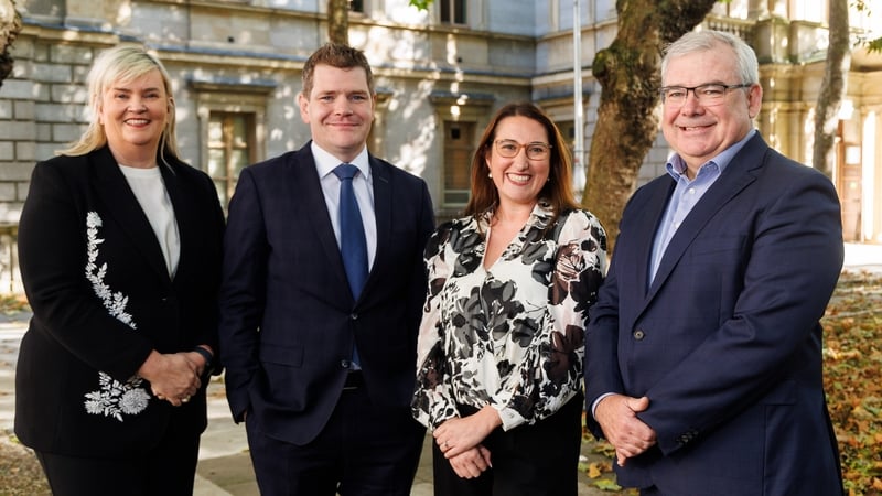 Balance for Better Business Co-Chair, Carol Andrews, Minister for Enterprise, Peter Burke, Minister of State, Emer Higgins and Bernard Byrne