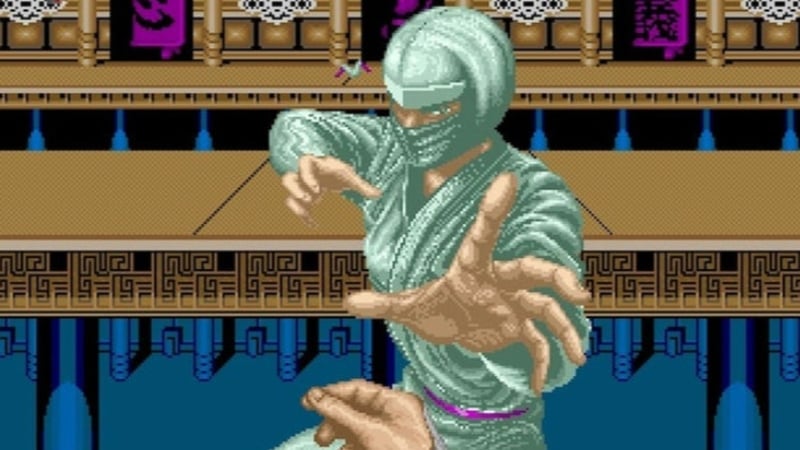 Shinobi was originally created for Japanese arcades in 1987 and features a ninja character who fights to stop a criminal organisation that kidnaps child ninjas Screengrab: Sega