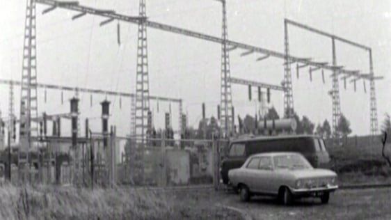 ESB Cathaleen's Fall hydroelectric power station in Ballyshannon, County Donegal, 1969.