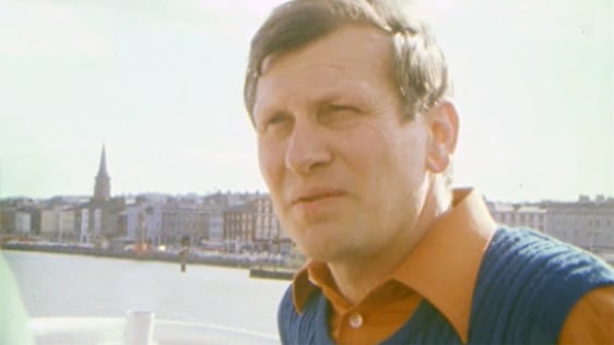 Captain Peter Breuer in Waterford, 1984.