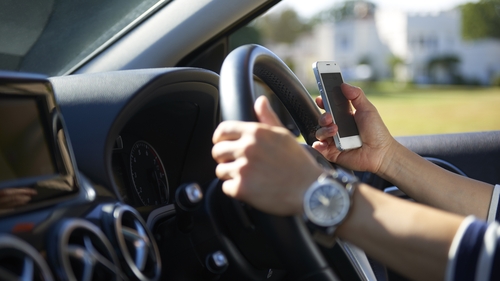 The RSA chair said mobile phone use while driving was a 'dangerous activitiy' (stock image)