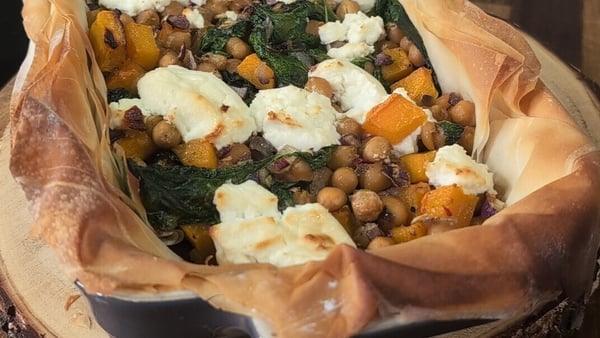 Mark's butternut squash & goats cheese pie: Today