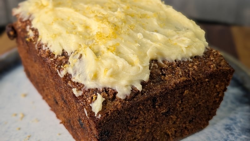 Mark's carrot cake & cream cheese frosting: Today