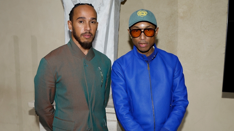 Lewis Hamilton and Pharrell Williams will step in as co-chairs. Getty Images